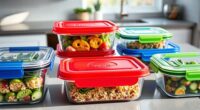 top glass meal containers