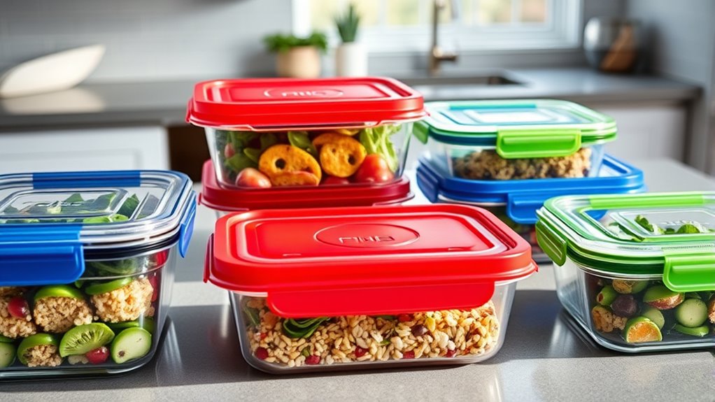 top glass meal containers