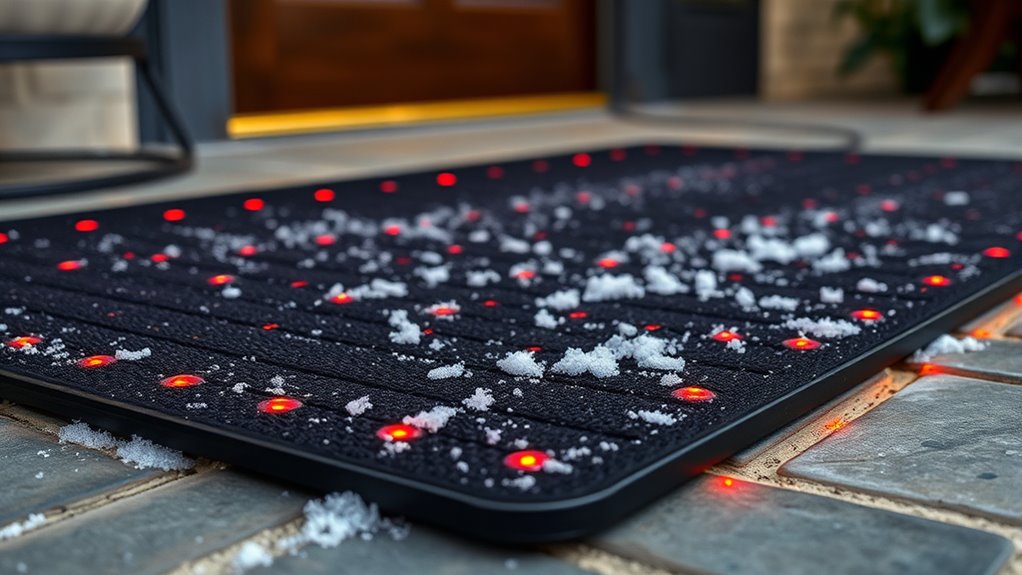 top heated outdoor entry mats