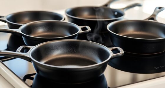 top induction safe cast iron skillets
