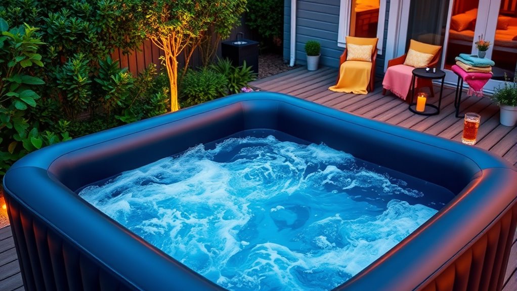 top inflatable hot tubs