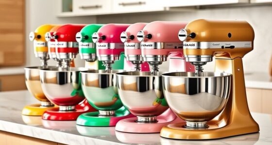 top kitchenaid mixer colors