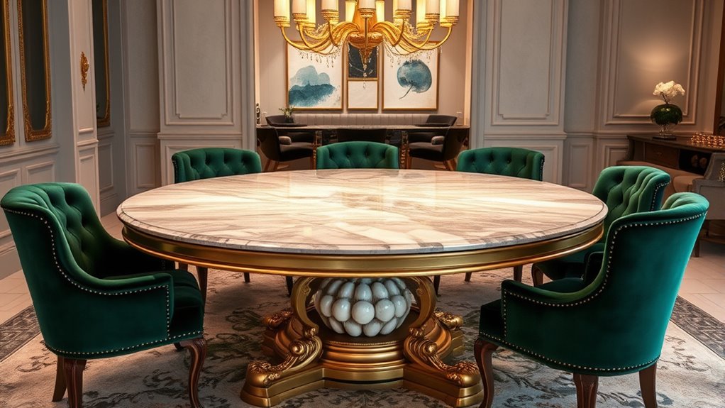 top luxury dining table selections