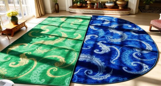 top metallic silk carpets