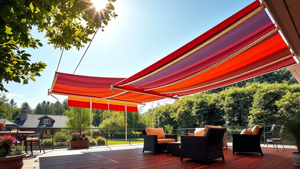 top motorized patio awnings