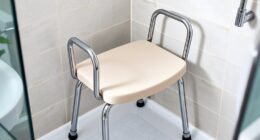 top padded shower seats