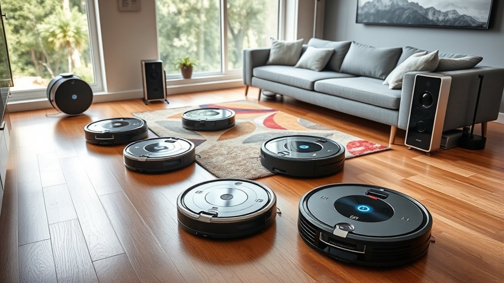 top self emptying robot cleaners