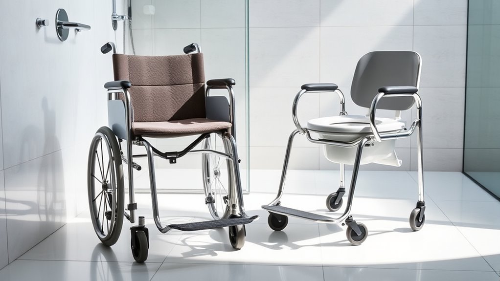 top shower commode chairs