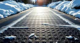 top snow melting mats
