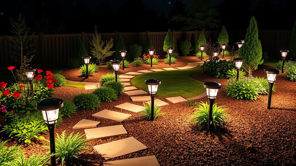 top solar motion landscape lights