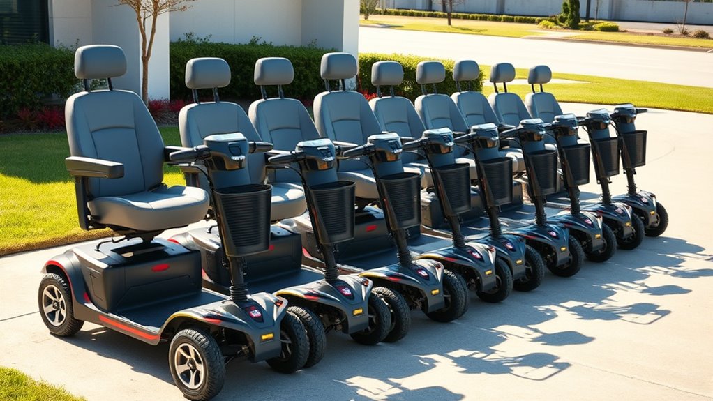 top stable 4 wheel scooters