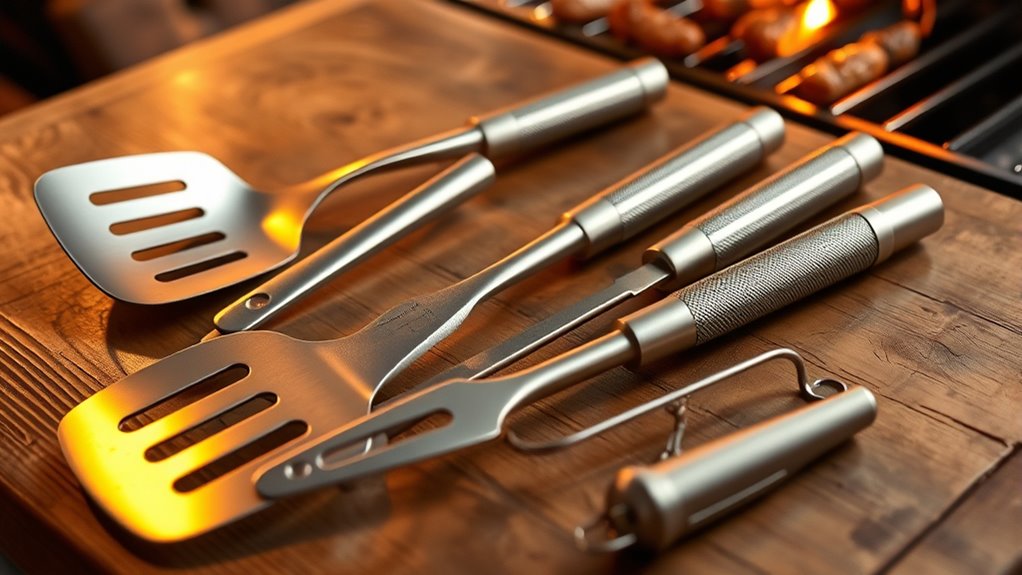 top stainless steel bbq sets