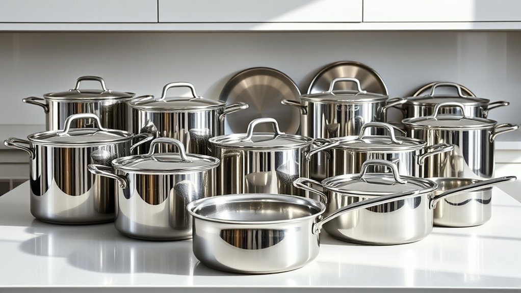 top stainless steel cookware