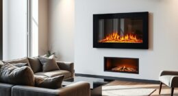 top stylish safe electric fireplaces