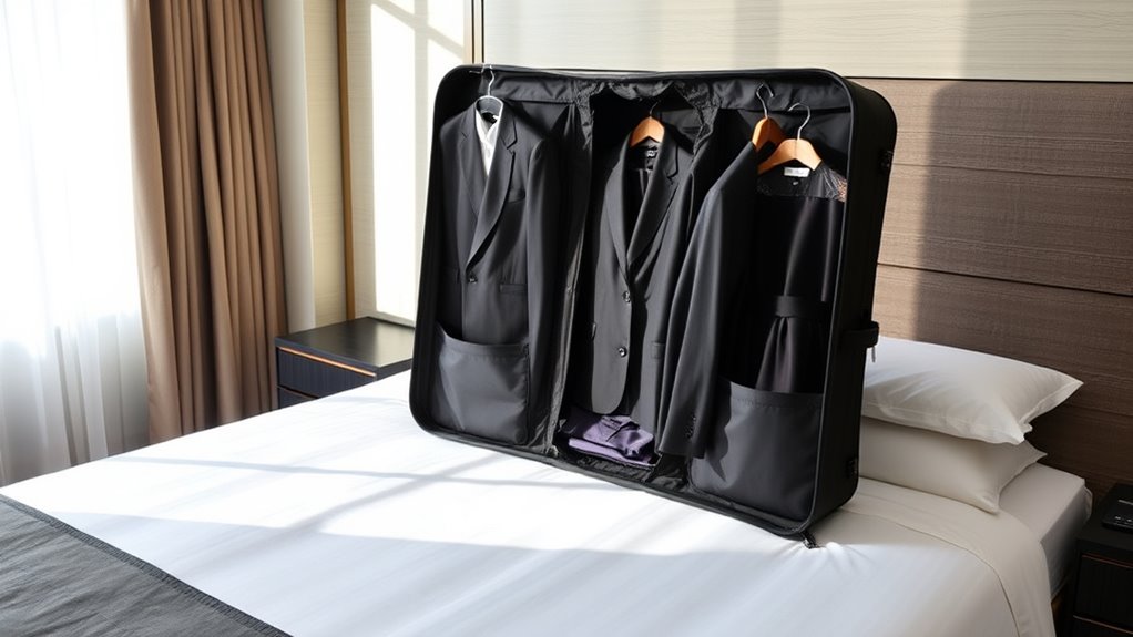 top suit travel garments