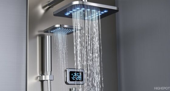 top thermostatic shower panels