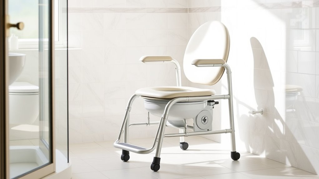 top tilt in space shower chairs