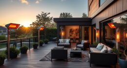 top wall mounted patio heaters