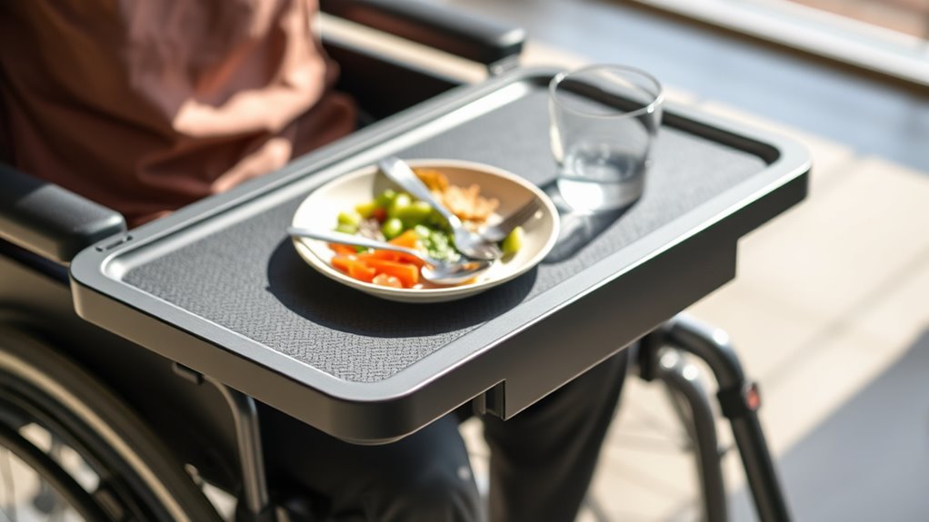 top wheelchair dining trays
