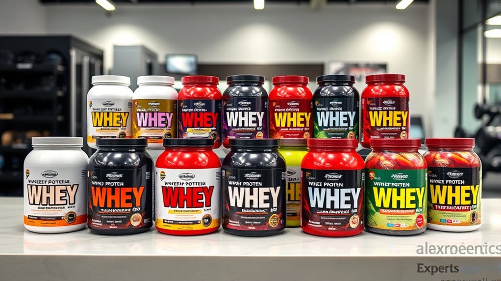 top whey proteins 2025