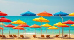 top windproof beach umbrellas