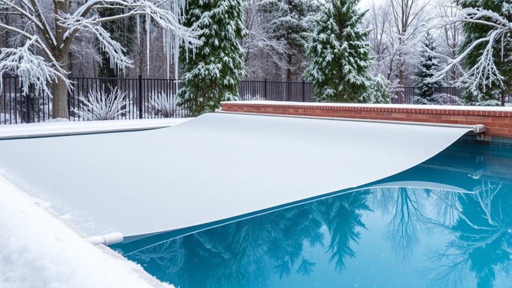 winter pool cover considerations
