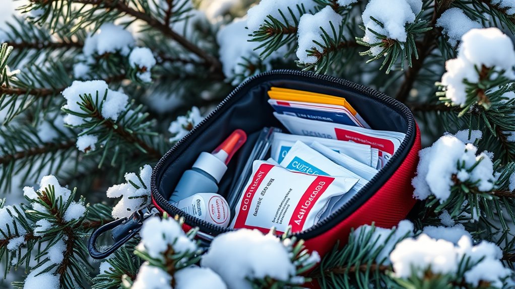 winter travel emergency supplies