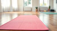 yoga mats with alignment lines
