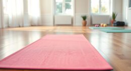 yoga mats with alignment lines