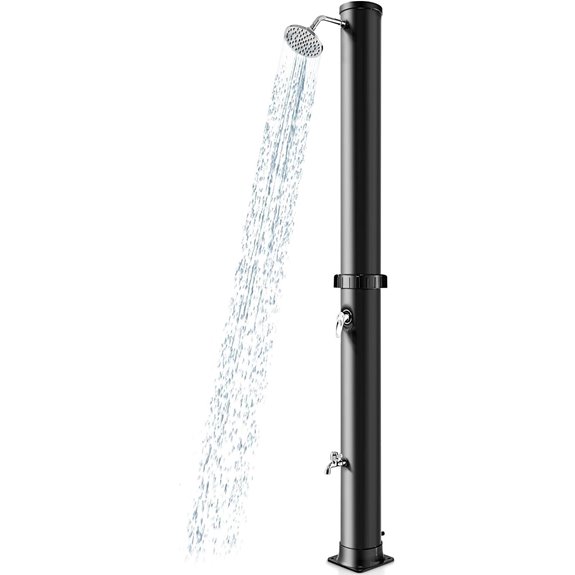 Goplus 10 Gallon Solar Heated Outdoor Shower