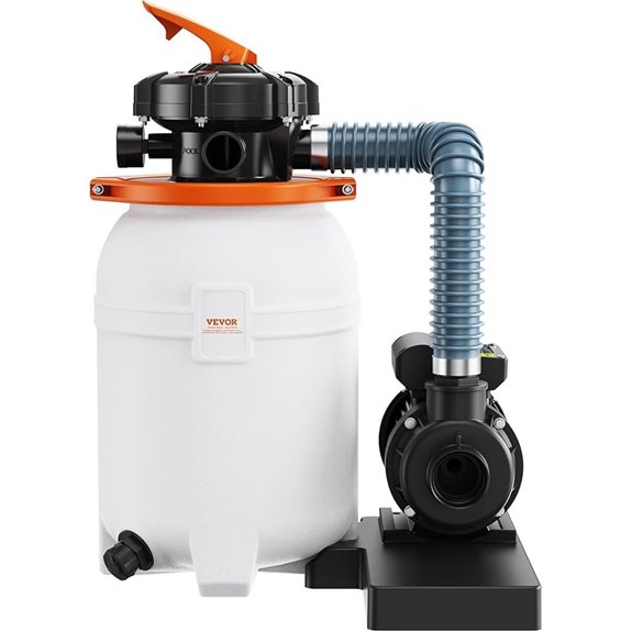 VEVOR 10-inch Sand Filter Pump System & Filters Combo