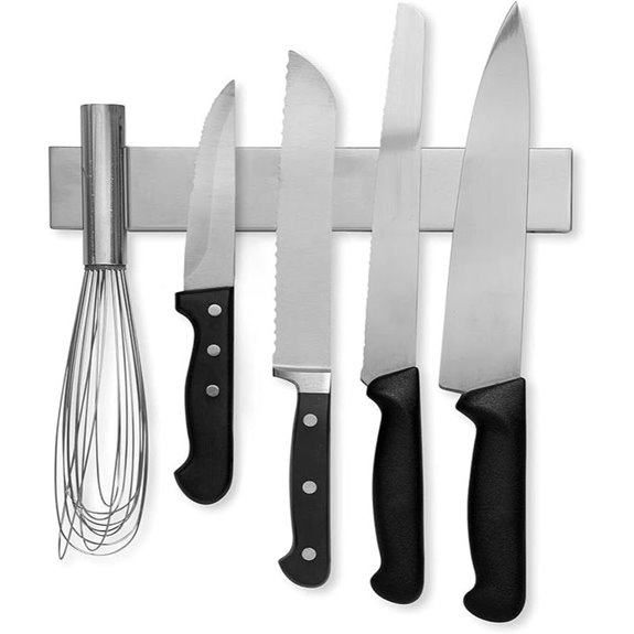 Modern Innovations 10-Inch Stainless Steel Knife Magnet Strip