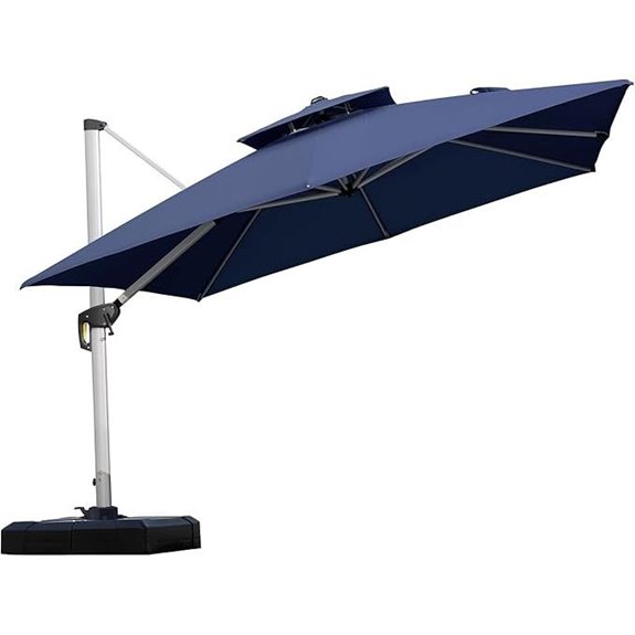 PURPLE LEAF 10ft Outdoor Square Cantilever Umbrella