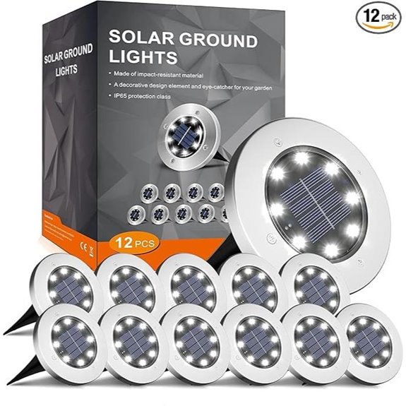 INCX 12 Pack Solar Lights for Outdoor Use