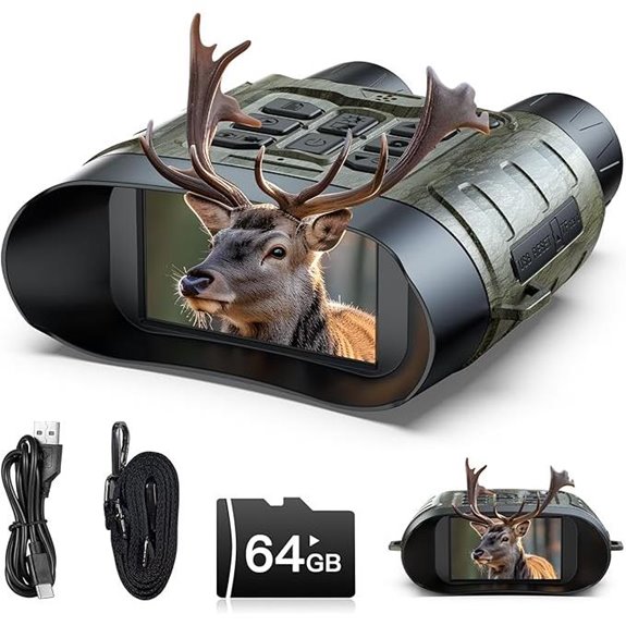 Night Vision Goggles with 12X Zoom and Infrared