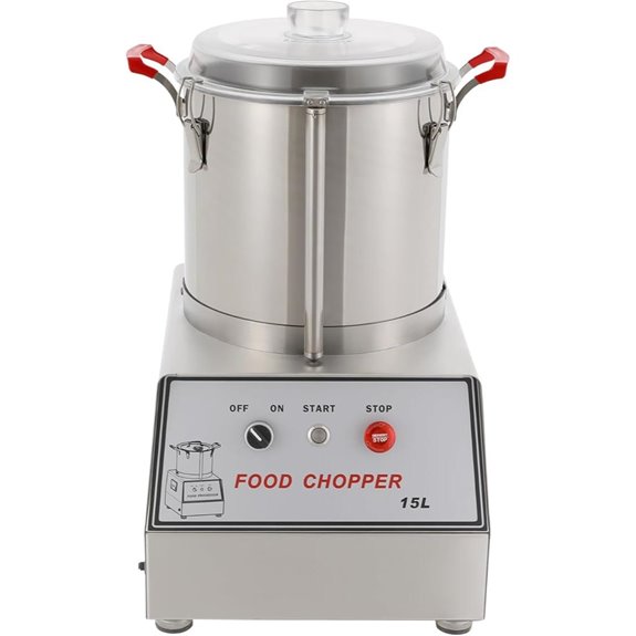 15 liter 1400w food processor