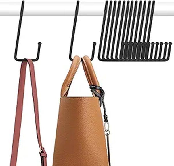 ZEDODIER 15-Pack Purse Hooks and Organizer