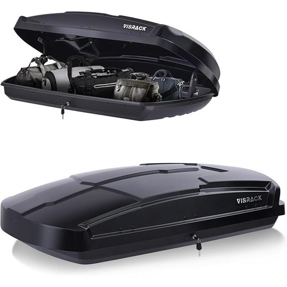 Hard Shell Roof Cargo Box 16 Cu Ft