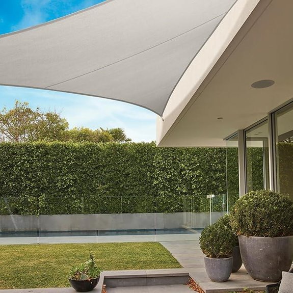 Coolaroo Premium Shade Sail Kit (16ft Triangle Stone)