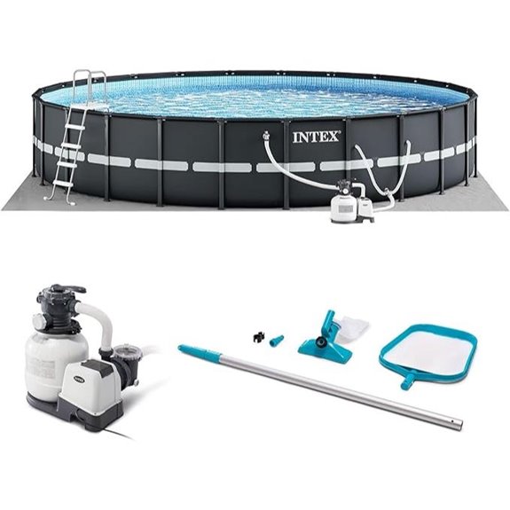 INTEX 18ft Above Ground Pool Set with Filter Kit