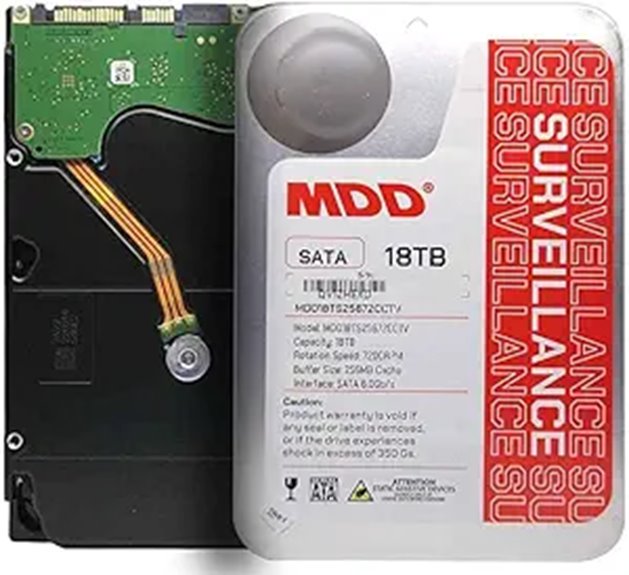 MDD MaxDigitalData 18TB Surveillance Hard Drive
