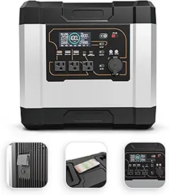 2000Q 2000W Portable Power Station with Solar