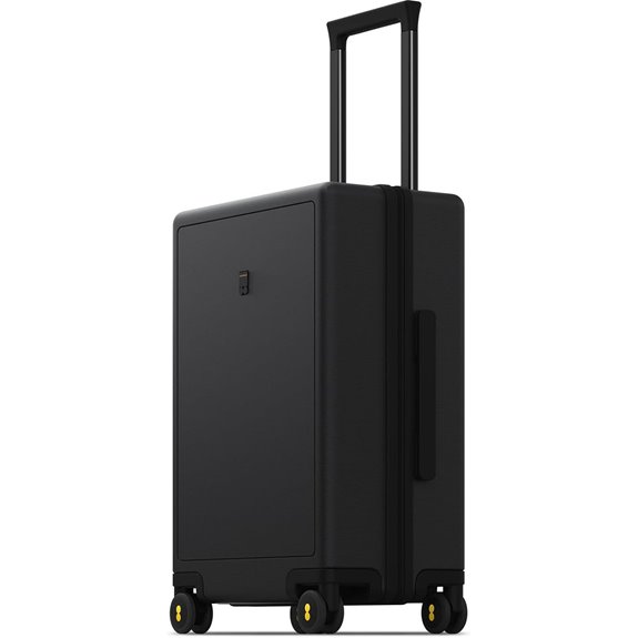 LEVEL8 20-Inch Luminous Hard Shell Carry-On Suitcase