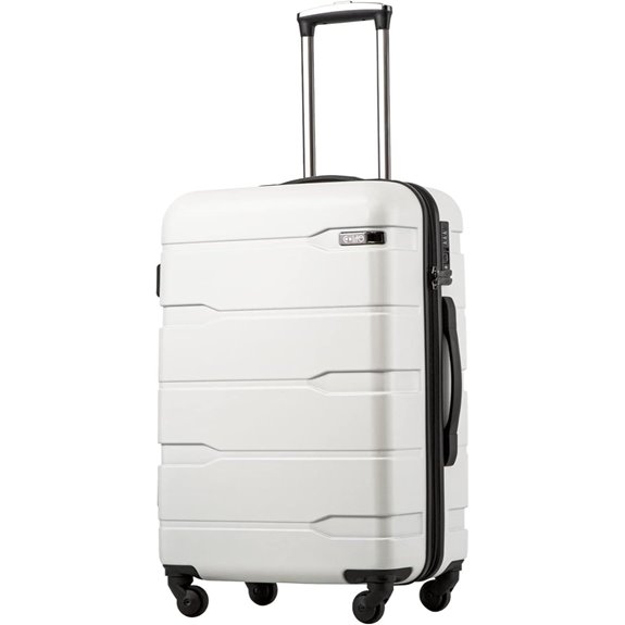 Coolife 20in Hardshell Spinner Suitcase with TSA Lock