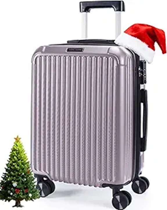 LIGHT FLIGHT 20-Inch TSA Lock Hardside Carry-On Luggage