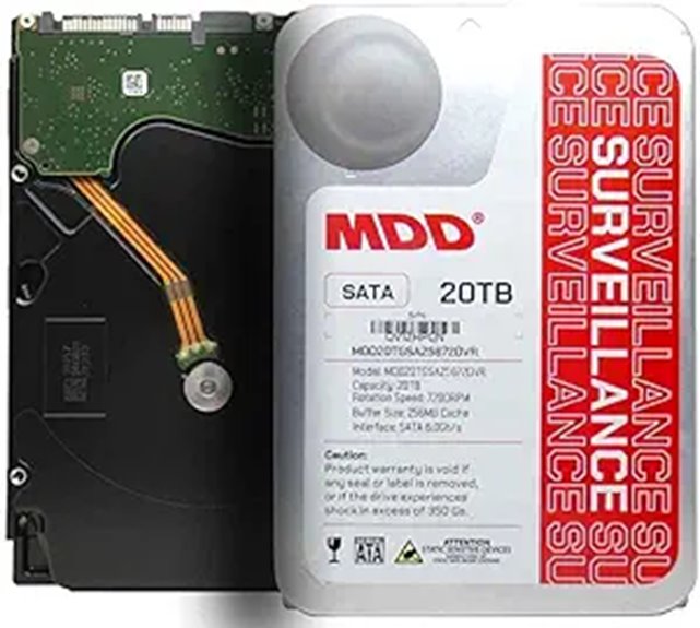 20TB SATA 6Gb/s 7200RPM Surveillance Hard Drive