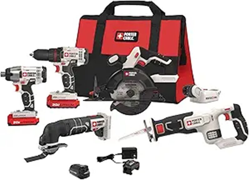 PORTER-CABLE 20V MAX* 6-Tool Cordless Combo Kit