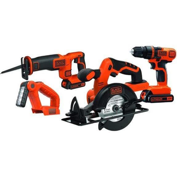 BLACK+DECKER 20V MAX 4-Tool Cordless Power Kit