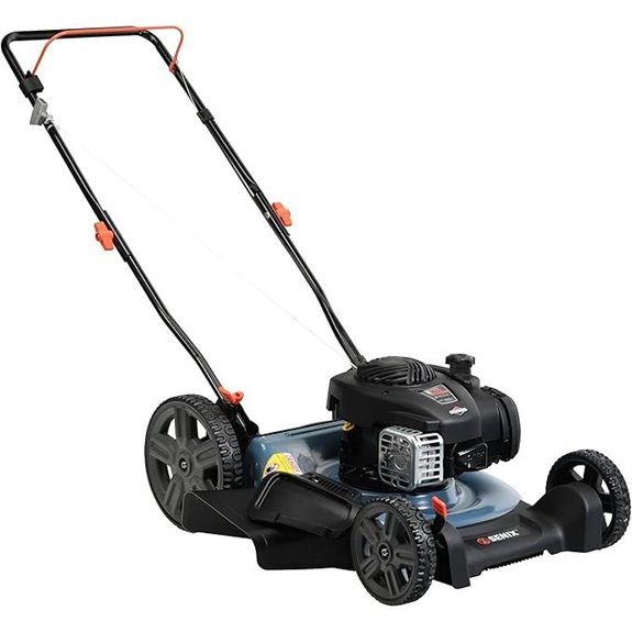 SENIX 21-Inch Gas Push Lawn Mower with Briggs Engine
