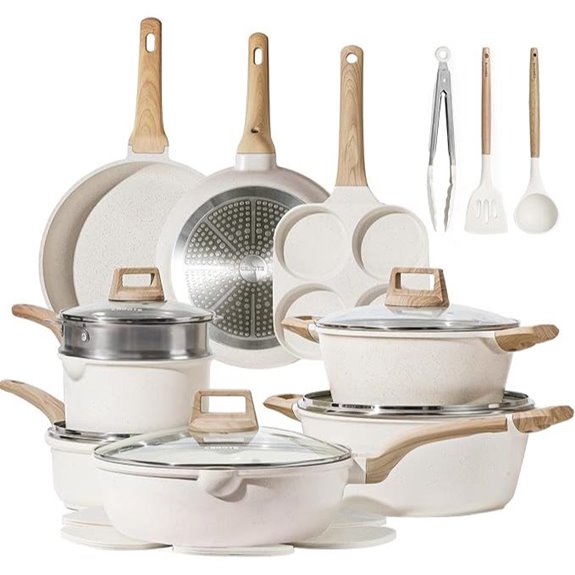 CAROTE 21-Piece Nonstick Cookware Set